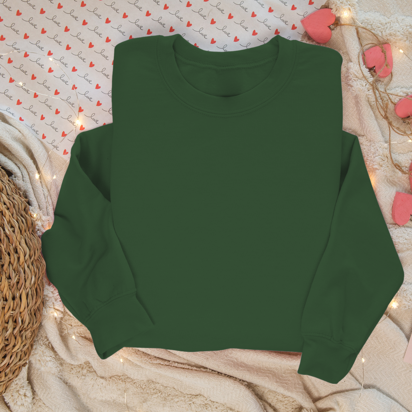 Crewneck unisexe personnalisable  – Personnalisez-le avec des motifs de la Saint-Valentin
