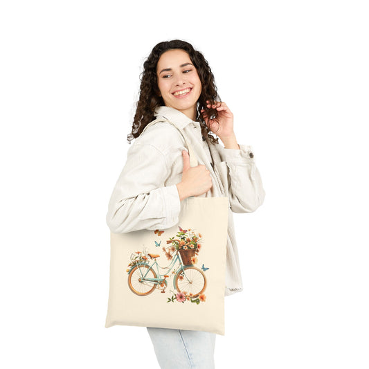 Butterfly Bicycle Tote Bag – Whimsical & Roomy Summer Carry-All