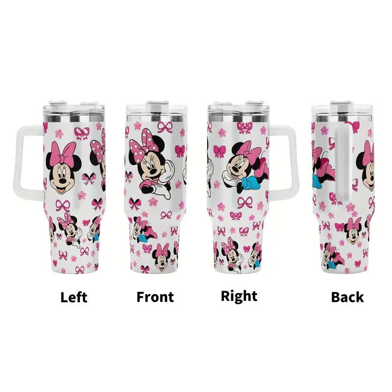 Disney 40oz Stainless Steel Tumbler with Straw – Insulated & Leakproof Travel Mug