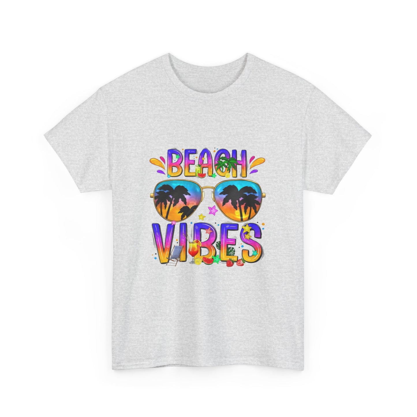 Beach Vibes T-Shirt – Fun Unisex Summer Tee for Beach Lovers and Vacation Days