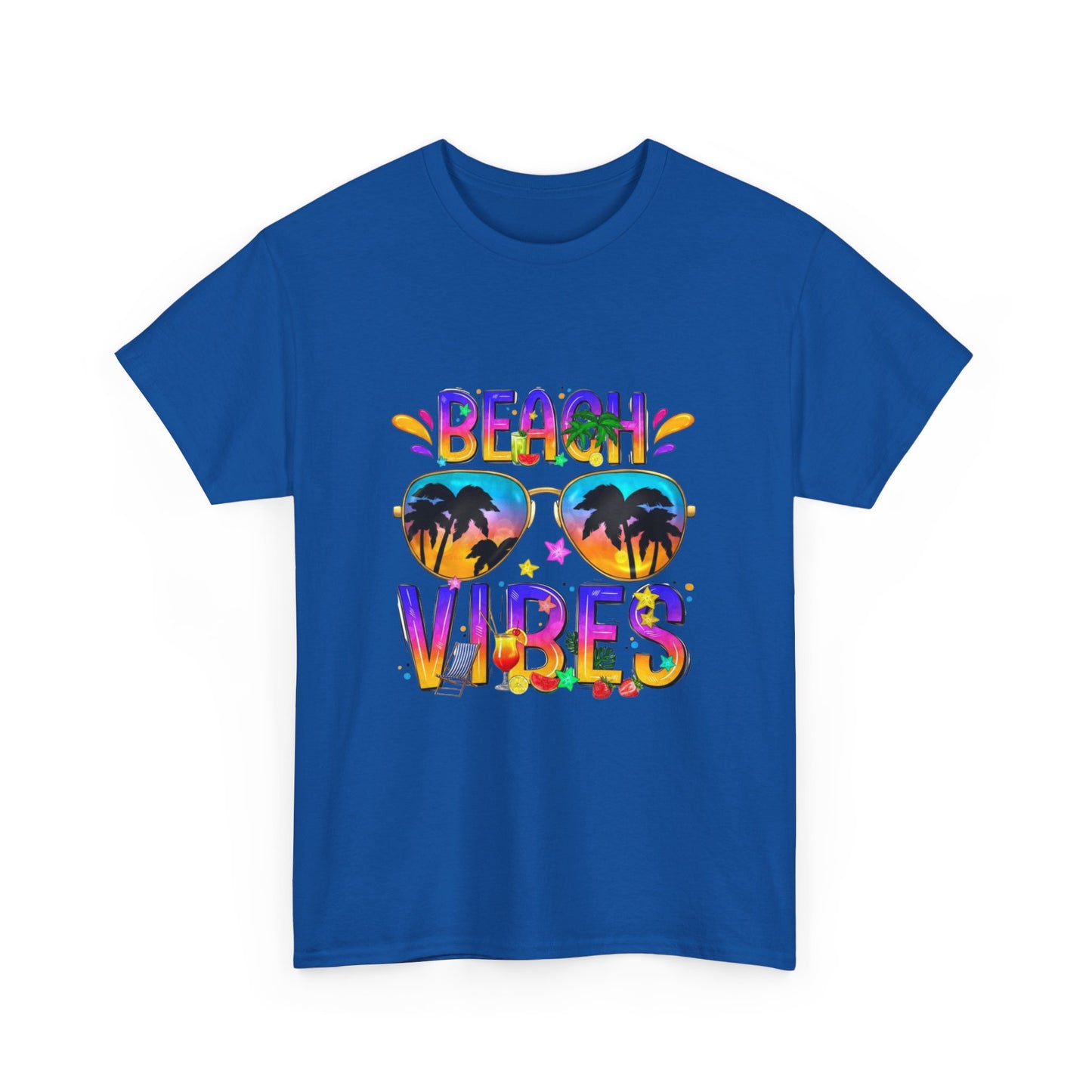 Beach Vibes T-Shirt – Fun Unisex Summer Tee for Beach Lovers and Vacation Days