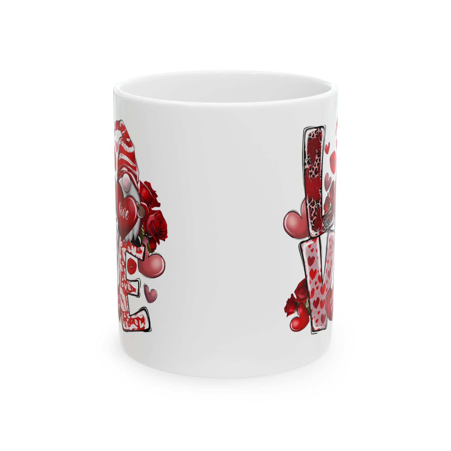 Tasse en céramique avec un joli gnome d'amour – Cadeau de Saint-Valentin idéal pour votre bien-aimé