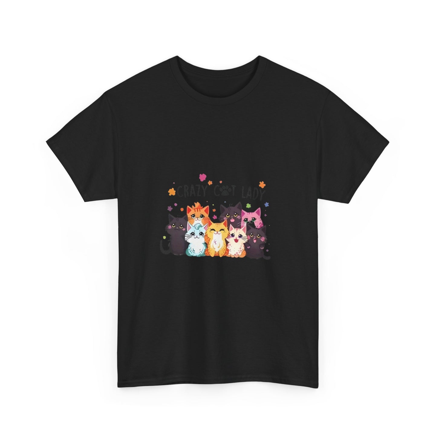 Crazy Cat Lady T-Shirt – Purrfectly Proud & Totally Cat Obsessed