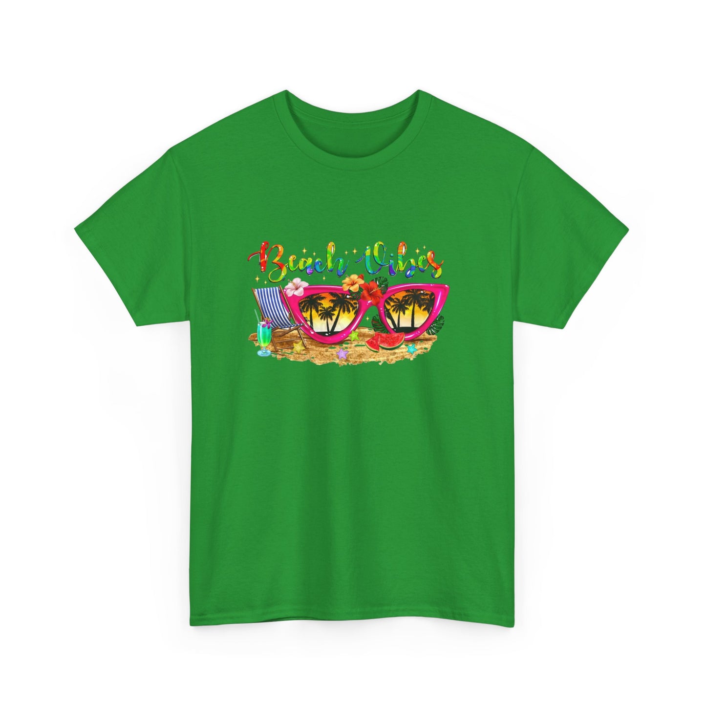 Beach Vibes T-Shirt – Fun Unisex Summer Tee for Beach Lovers and Vacation Days