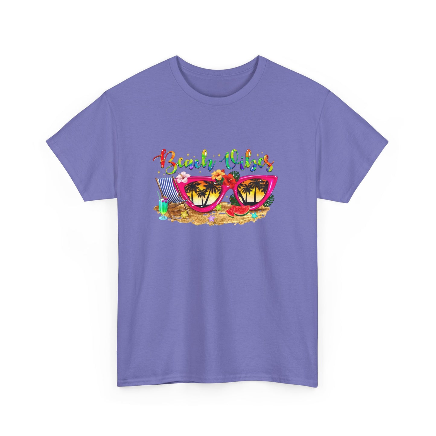 Beach Vibes T-Shirt – Fun Unisex Summer Tee for Beach Lovers and Vacation Days
