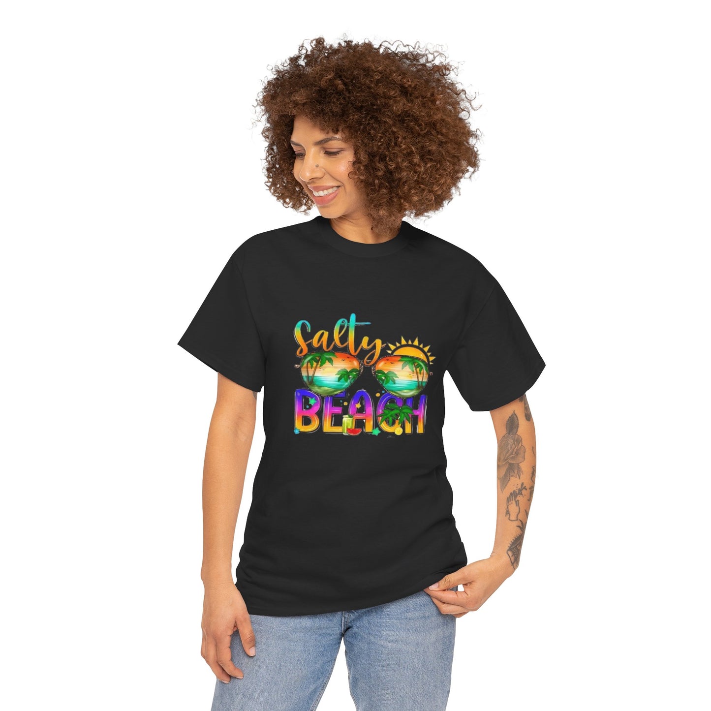 Salty Beach T-Shirt – Fun Unisex Tee for Beach Lovers, Coastal Vibes Gift Idea