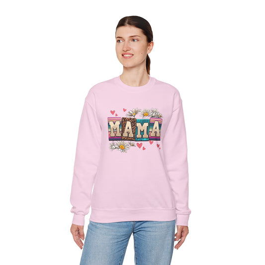 Daisy Mama Sweatshirt – Cozy Gift for Mom, Cute Floral Pullover