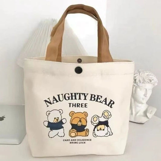 Naughty Bear Three Tote Bag