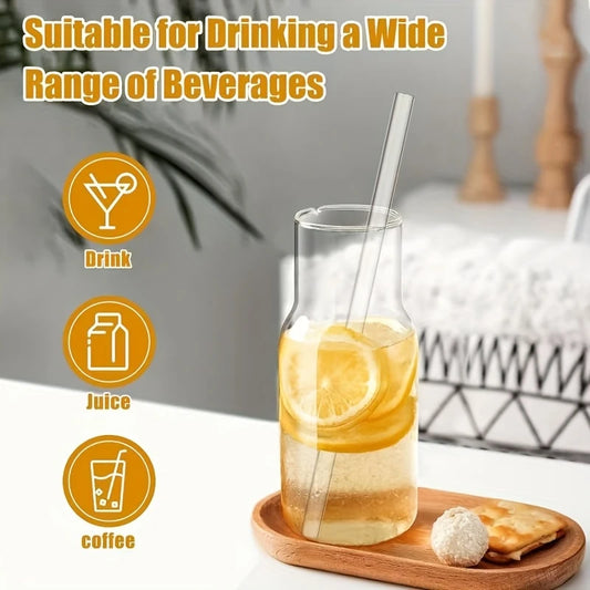 Reusable Transparent Plastic Straws – Cut-to-Fit for 20oz/30oz/40oz Cups