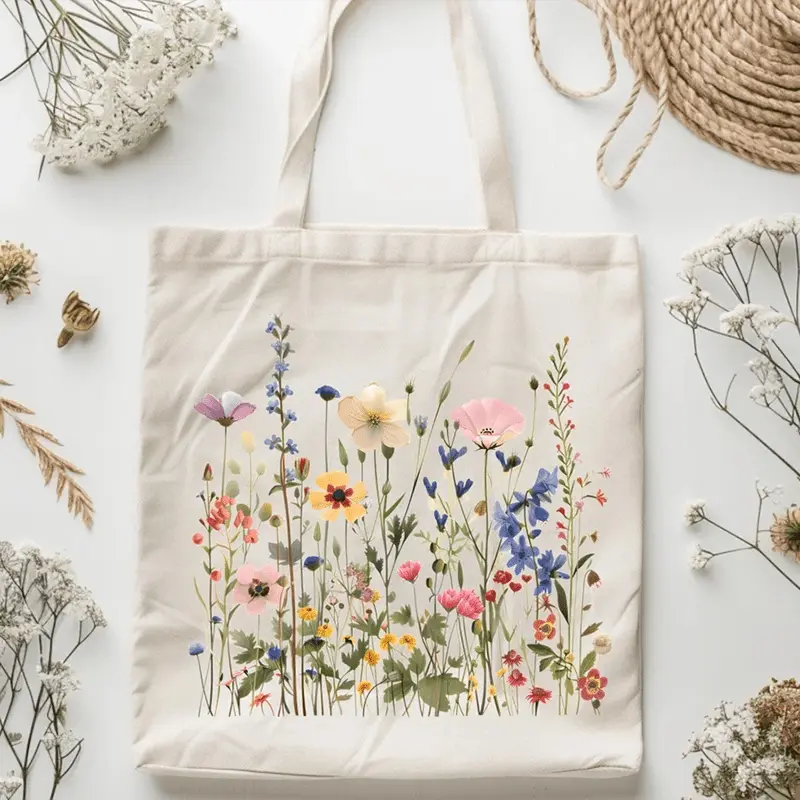 Sac fourre-tout en toile personnalisé - Modèle à une ou deux faces